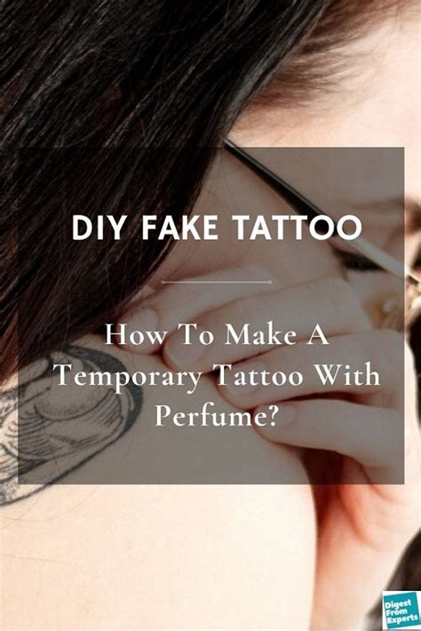 how to get fake tattoo with perfume|homemade temporary tattoo tiktok.